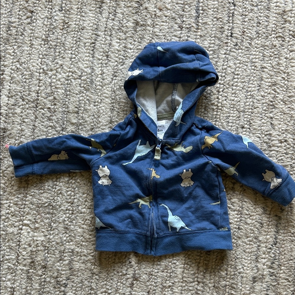 Carter's Navy Dinosaur Hoodie for Kids